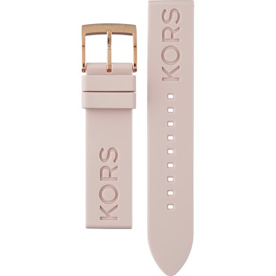 Michael Kors Janelle Three Hand Rose Gold Dial Pink Rubber Strap Watch For Women - MK7139 Buy Now By Michael Kors