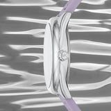 Michael Kors Janelle Three Hand Purple Dial Purple Rubber Strap Watch For Women - MK7143 Buy Now By Michael Kors