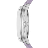 Michael Kors Janelle Three Hand Purple Dial Purple Rubber Strap Watch For Women - MK7143 Buy Now By Michael Kors