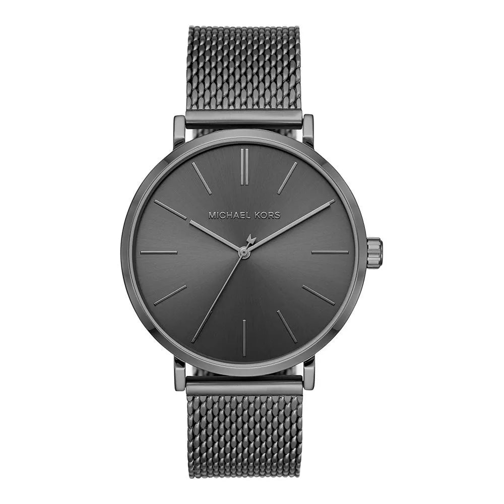 Michael Kors Auden Three-Hand Grey Dial Grey Mesh Strap Watch for Men - MK7151 Buy Now By Michael Kors