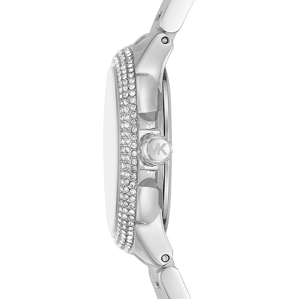 Michael Kors Kerry Mother of Pearl Dial Silver Stainless Steel Strap Watch for Women - MK3395 Buy Now By Michael Kors