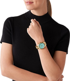 Michael Kors Lexington Quartz Blue Dial Gold Steel Strap Watch For Women - MK3271 Buy Now By Michael Kors