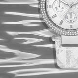 Michael Kors Parker Chronograph White Dial White Leather Strap Watch For Women - MK7226 Buy Now By Michael Kors