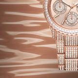 Michael Kors Everest Chronograph Crystals Rose Gold Dial Rose Gold Steel Strap Watch For Women - MK7235 Buy Now By Michael Kors