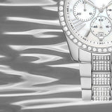 Michael Kors Lexington Chronograph White Dial Silver Steel Strap Watch For Women - MK7243 Buy Now By Michael Kors