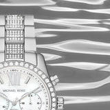 Michael Kors Lexington Chronograph White Dial Silver Steel Strap Watch For Women - MK7243 Buy Now By Michael Kors