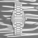 Michael Kors Lexington Chronograph White Dial Silver Steel Strap Watch For Women - MK7243 Buy Now By Michael Kors