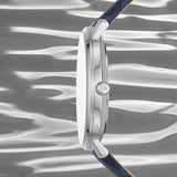 Michael Kors Pyper Quartz Silver Dial Blue Leather Strap Watch For Women - MK7244 Buy Now By Michael Kors