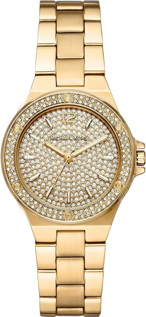 Michael Kors Lennox Three Hand Gold Dial Gold Steel Strap Watch For Women - MK7289 Buy Now By Michael Kors