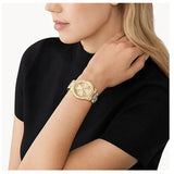 Michael Kors Tibby Multifunction Gold Dial Gold Steel Strap Watch For Women - MK7292 Buy Now By Michael Kors