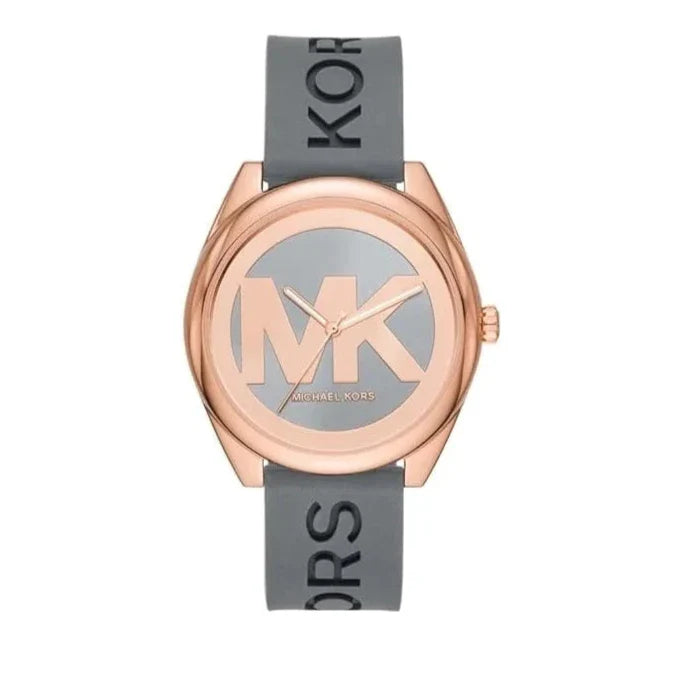 Michael Kors Janelle Three Hand Grey Dial Grey Rubber Strap Watch For Women - MK7314 Buy Now By Michael Kors