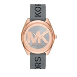 Michael Kors Janelle Three Hand Grey Dial Grey Rubber Strap Watch For Women - MK7314 Buy Now By Michael Kors