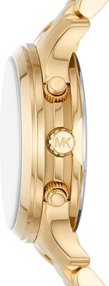 Michael Kors Runway Chronograph Gold Dial Gold Steel Strap Watch For Women - MK7326 Buy Now By Michael Kors