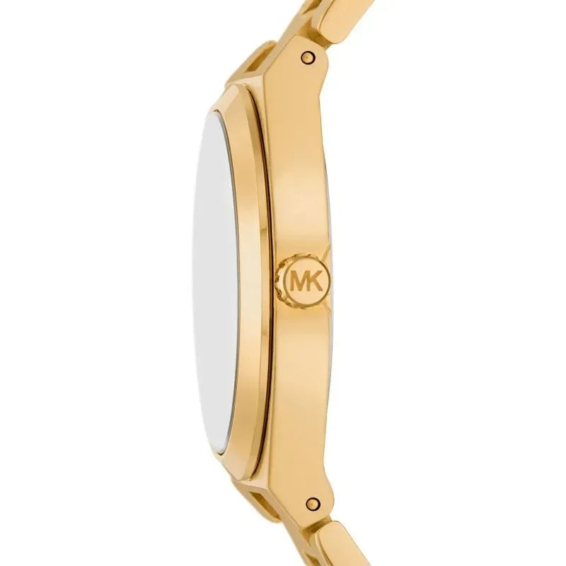 Michael Kors Lennox Three Hand Silver Dial Gold Steel Strap Watch For Women - MK7391 Buy Now By Michael Kors