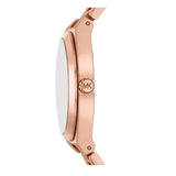 Michael Kors Lennox Three Hand Black Dial Rose Gold Steel Strap Watch For Women - MK7392 Buy Now By Michael Kors