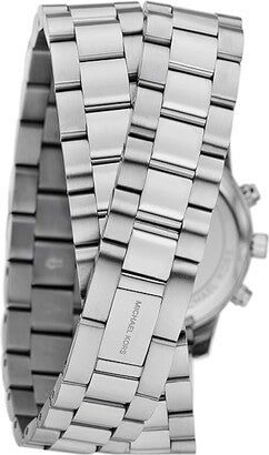 Michael Kors Runway Chronograph Analog Silver Dial Silver Steel Strap Watch for Women - MK7454 Buy Now By Michael Kors