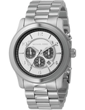 Michael Kors Runway Chronograph Silver Dial Silver Steel Strap Watch for Men - MK8060 Buy Now By Michael Kors