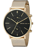 Michael Kors Jaryn Black Dial Gold Steel Strap Watch for Men - MK8503 Buy Now By Michael Kors