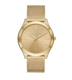 Michael Kors Slim Runway Quartz Gold Dial Gold Mesh Bracelet Watch For Women - MK8625 Buy Now By Michael Kors