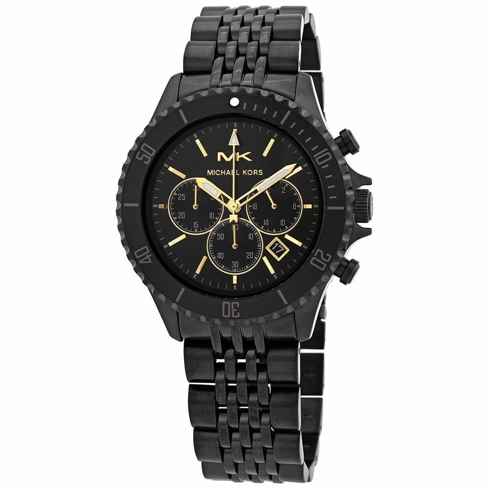 Michael Kors Bayville Chronograph Black Dial Black Steel Strap Watch For Men - MK8750 Buy Now By Michael Kors