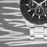 Michael Kors Brecken Chronograph Black Dial Silver Steel Strap Watch For Men - MK8847 Buy Now By Michael Kors