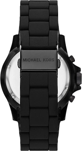 Michael Kors Everest Chronograph Black Dial Black Silicone Strap Watch For Men - MK8980 Buy Now By Michael Kors