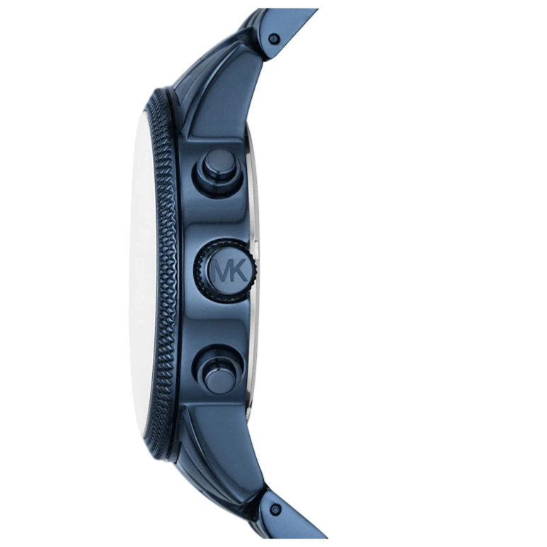 Michael Kors Hutton Chronograph Blue Dial Blue Steel Strap Watch For Men - MK9088 Buy Now By Michael Kors