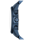 Michael Kors Hutton Chronograph Blue Dial Blue Steel Strap Watch For Men - MK9088 Buy Now By Michael Kors