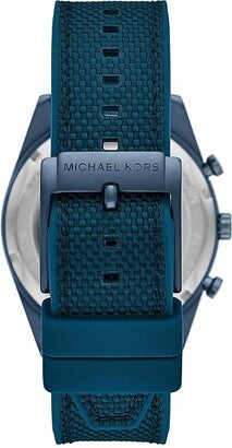 Michael Kors Accelerator Chronograph Blue Dial Blue Nylon Strap Watch for Men - MK9142 Buy Now By Michael Kors