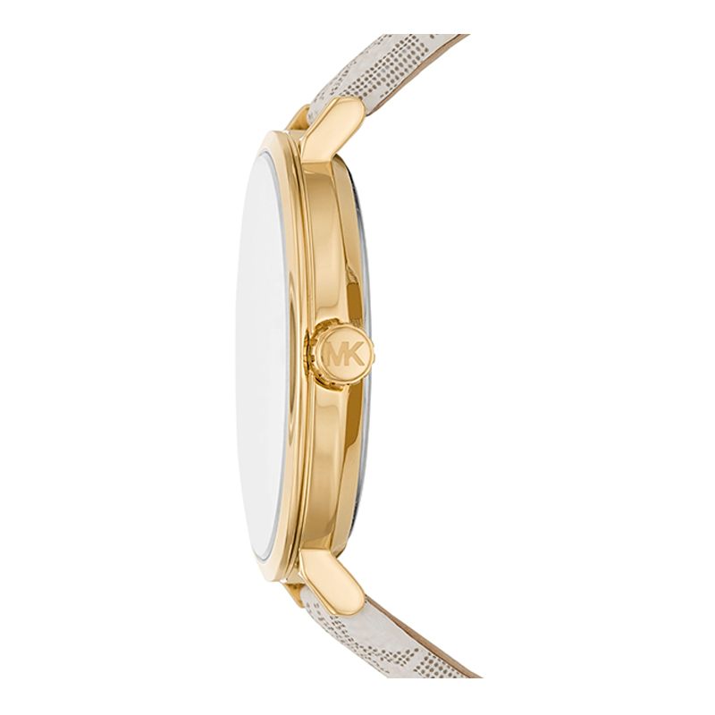 Michael Kors Pyper Analog Silver Dial White Leather Strap Watch for Women - MK2946 Buy Now By Michael Kors