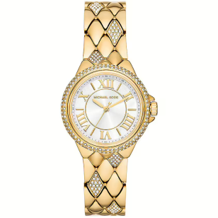 Michael Kors Camile Analog White Dial Gold Steel Strap Watch for Women - MK4801 Buy Now By Michael Kors