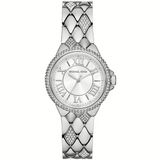 Michael Kors Camille Pave Crystals Silver Dial Silver Steel Strap Watch for Women - MK4804 Buy Now By Michael Kors