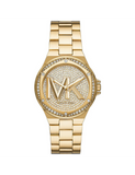 Michael Kors Lennox Three Hand Gold Dial Gold Steel Strap Watch For Women - MK7229 Buy Now By Michael Kors