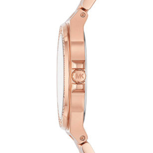Michael Kors Lennox Three Hand Silver Dial Rose Gold Steel Strap Watch For Women - MK7279 Buy Now By Michael Kors