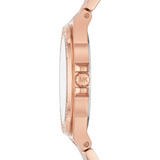 Michael Kors Lennox Three Hand Silver Dial Rose Gold Steel Strap Watch For Women - MK7279 Buy Now By Michael Kors