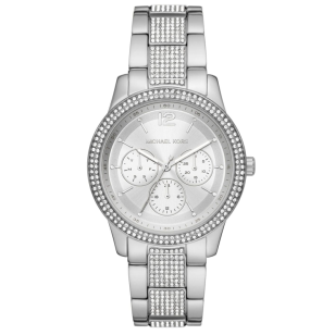 Michael Kors Tibby Chronograph Silver Dial Silver Steel Strap Watch For Women - MK7294 Buy Now By Michael Kors