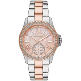Michael Kors Everest Three Hand Rose Gold Dial Two Tone Steel Strap Watch For Women - MK7402 Buy Now By Michael Kors