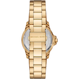 Michael Kors Everest Three-Hand Black Dial Gold Steel Strap Watch For Men - MK9078 Buy Now By Michael Kors