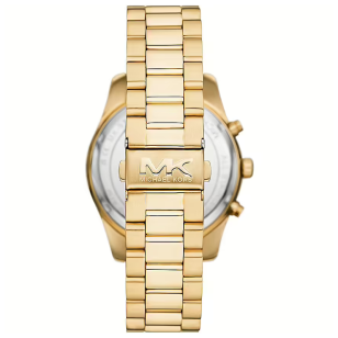Michael Kors Lexington Chronograph Blue Dial Gold Steel Strap Watch for Men - MK9153 Buy Now By Michael Kors