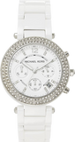 Michael Kors Parker White Dial White Leather Strap Watch for Women - MK5848 Buy Now By Michael Kors