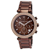 Michael Kors Parker Chronograph Brown Dial Brown Steel Strap Watch For Women - MK5578 Buy Now By Michael Kors