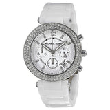 Michael Kors Parker White Dial White Ceramic Strap Watch for Women - MK5654 Buy Now By Michael Kors