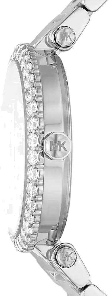 Michael Kors Parker Three Hand Mother of Pearl White Dial Silver Steel Strap Watch For Women - MK4694 Buy Now By Michael Kors
