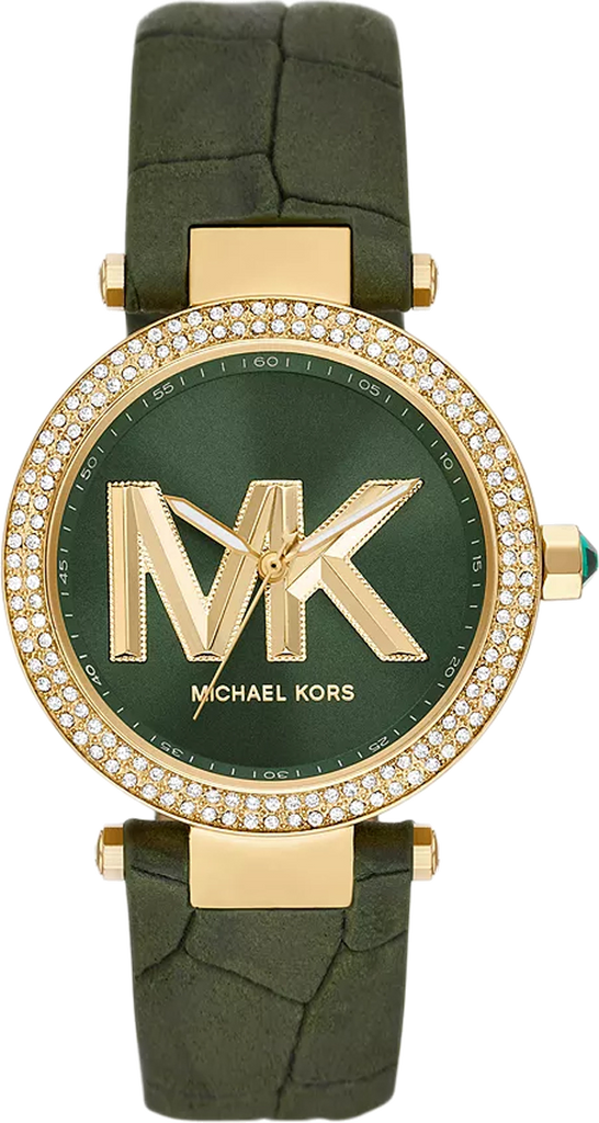 Michael Kors Parker Green Dial Green Leather Strap Watch For Women - MK4724 Buy Now By Michael Kors