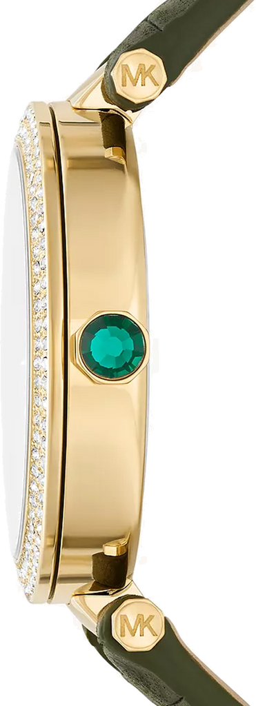 Michael Kors Parker Green Dial Green Leather Strap Watch For Women - MK4724 Buy Now By Michael Kors