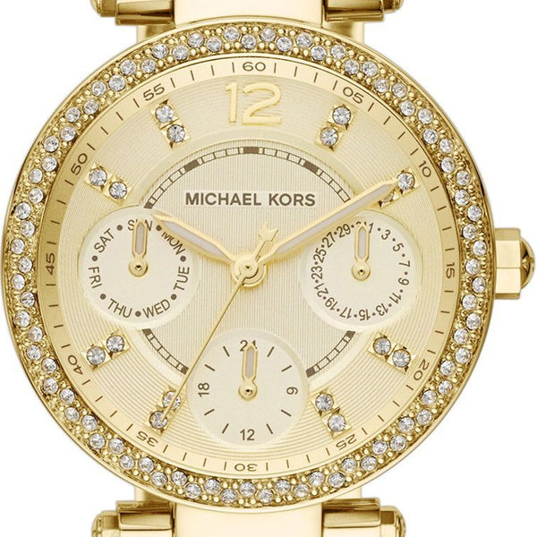 Michael Kors Parker Gold DIal Gold Steel Strap Watch for Women - MK5842 Buy Now By Michael Kors