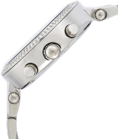 Michael Kors Parker Chronograph Pink Dial Silver Steel Strap Watch For Women - MK6105 Buy Now By Michael Kors