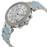 Michael Kors Parker White Dial Two Tone Steel Strap Watch for Women - MK6138 Buy Now By Michael Kors