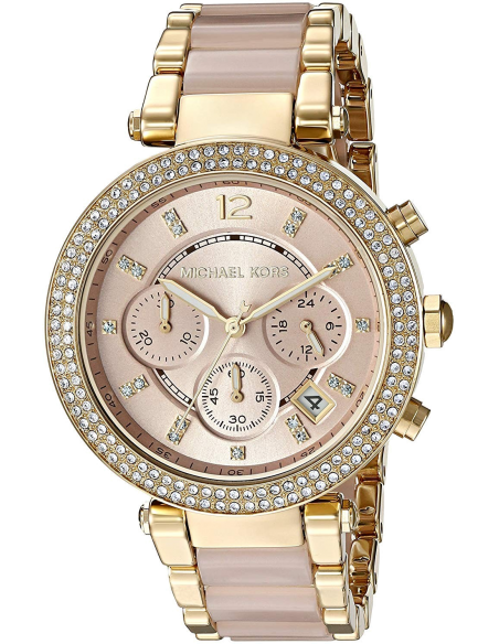 Michael Kors Parker Gold Dial Two Tone Steel Strap Watch for Women - MK6326 Buy Now By Michael Kors