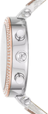 Michael Kors Parker Chronograph White Dial Two Tone Leather Strap Watch For Women - MK6950 Buy Now By Michael Kors